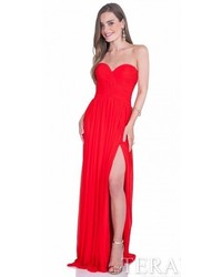 Terani Couture Ruched A Line Sweetheart Prom Dress