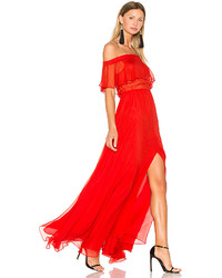 Lurelly Sol Maxi Dress In Red Size 2