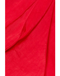 Car March Taffeta Midi Skirt Red