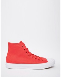 Converse Chuck Taylor All Star Ii Sneakers In Red 151119c