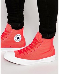 Converse Chuck Taylor All Star Ii Sneakers In Red 151119c
