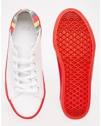 Asos Collection Dion Flatform Lace Up Sneakers
