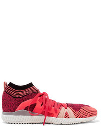 adidas by Stella McCartney Crazy Move Bounce Mesh Sneakers Coral