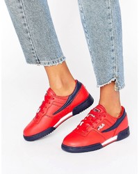 Fila Original Fitness Sneakers In Red