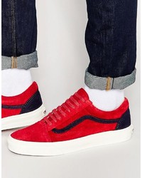 Vans Old Skool Sneakers In Red V4o7ijv