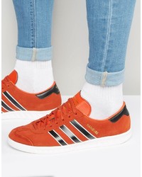 adidas Originals Hamburg Sneakers In Red S79989