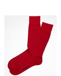 Express Textured Argyle Dress Socks Red