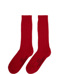 Juun.J Five Pack Multicolor Rib Socks