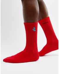 Santa Cruz Mini Hand Socks In Red