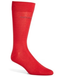 BOSS Paul Solid Socks Red