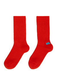 ERL Red And Blue Logo Socks