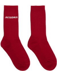 Jacquemus Red Les Chaussettes Socks