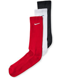 herwinnen salaris Verknald Nike Socks 3 Pair Pack Dri Fit Crew, $18 | Macy's | Lookastic