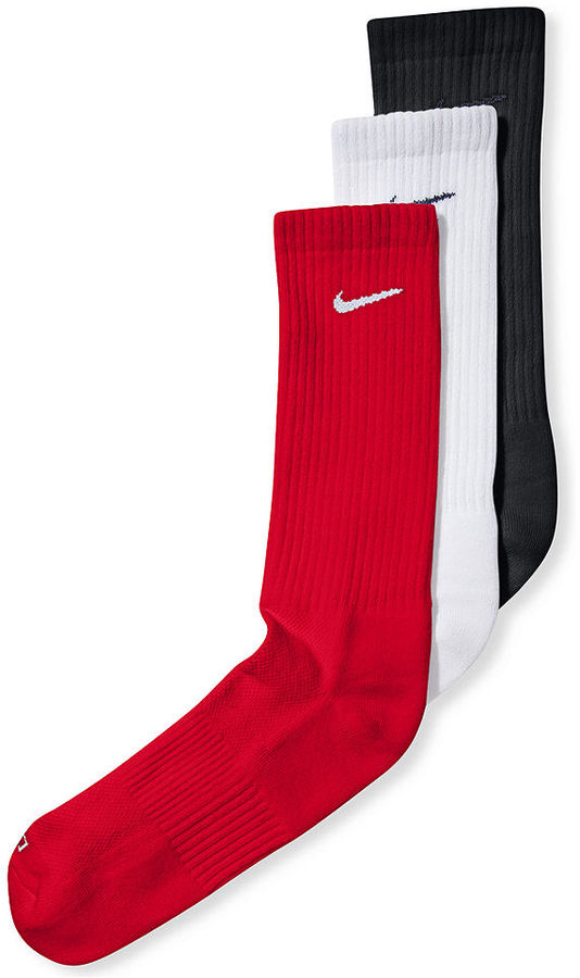 Nike Socks 3 Pair Pack Dri Fit Crew 