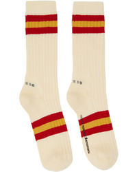 SOCKSSS Two Pack Red Yellow Ivy Socks