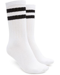 Forever 21 Varsity Striped Crew Socks