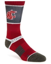 STRIDELINE Washington State Cougars Strapped Fit 20 Socks