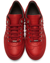 Jimmy Choo Red Stars Ace Sneakers