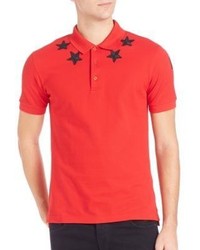 Red Star Print Polo