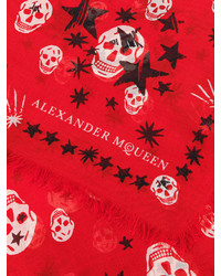 Alexander McQueen Skulls And Stars Scarf