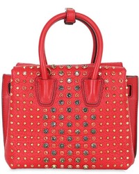 Red Studded Crossbody Bag