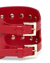 Valentino Rockstud Wide Leather Bracelet