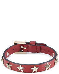RED Valentino Star Studded Leather Bracelet