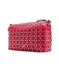 RED Valentino Studded Laser Cut Flower Handbag