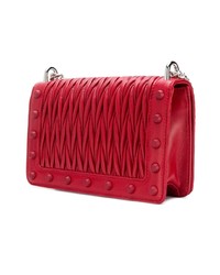 Miu Miu Studded Matelass Shoulder Bag