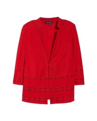 Ming Wang Studded Knit Jacket