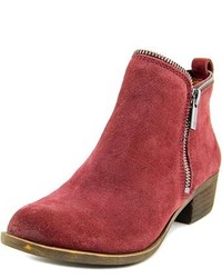Lucky Brand Bartalino Round Toe Suede Ankle Boot