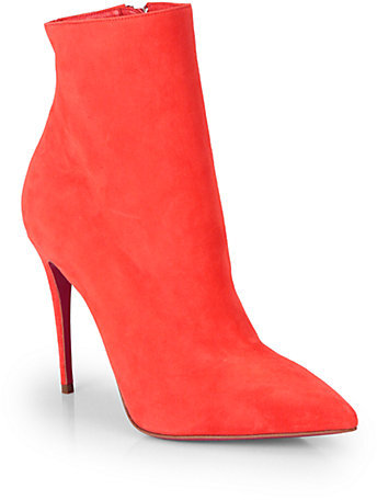 Christian Louboutin So Kate Suede Booties | Where to buy & how to wear