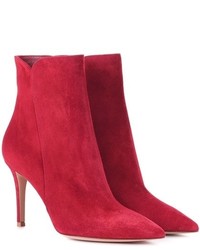 Gianvito Rossi Levy 85 Suede Ankle Boots