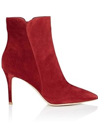 Gianvito Rossi Levy Suede Ankle Boots
