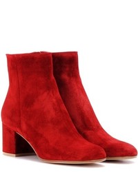 Gianvito Rossi Margaux Mid Suede Ankle Boots