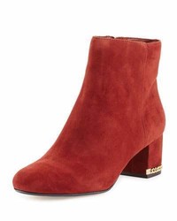 michael kors boots red
