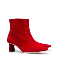 Rejina Pyo Red Annie 25 Curved Heel Suede Boots