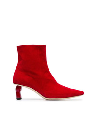 Rejina Pyo Red Annie 25 Curved Heel Suede Boots
