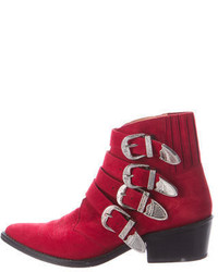 Toga Suede Ankle Boots