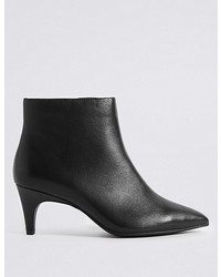 Marks and Spencer Wide Fit Suede Kitten Ankle Boots