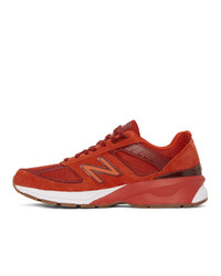 New Balance Red Us Made 990v5 Sneakers