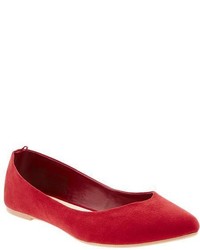 Old Navy Sueded Pointy Ballet Flats For