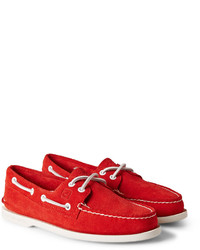 Sperry Top Sider Authentic Original Two Eye Suede Boat Shoes
