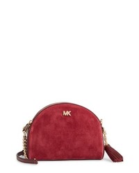 MICHAEL Michael Kors Ginny Half Moon Leather Crossbody Bag