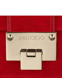 Jimmy Choo Rebel Agate Suede Cross Body Bag