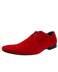 Bravo Berto Red Oxford Dress Shoes
