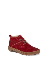 Red Suede Desert Boots