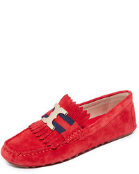 Tory Burch Gemini Link Driver Loafers