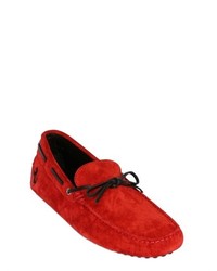 Gommino 122 Tie Suede Driving Shoes