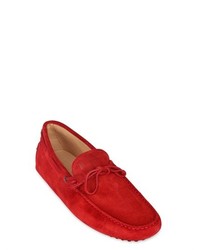 Tod's Gommino 122 Suede Driving Shoes